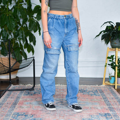 Vintage C.M.A. Pocket Detail High-waisted Jeans
