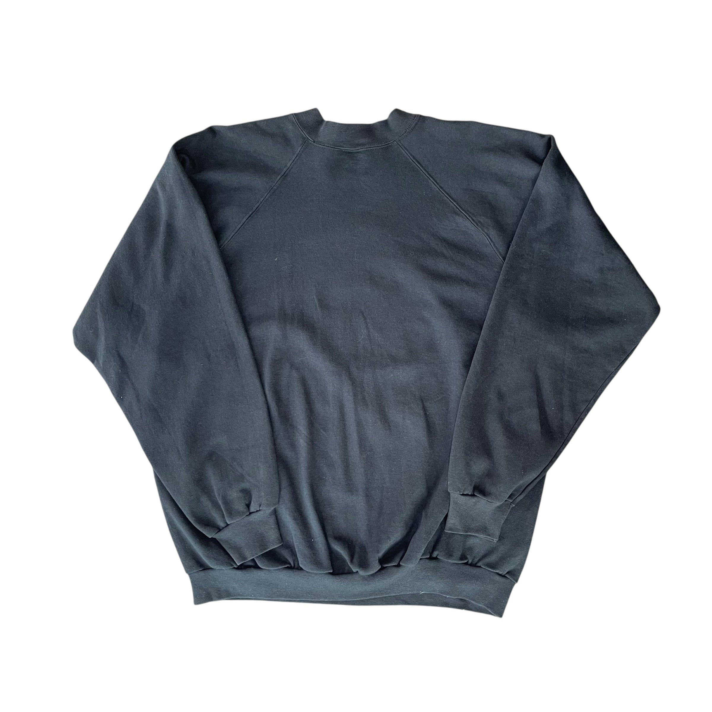 Vintage 90s Los Angeles Raiders Signature Black Crewneck