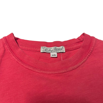 Y2K Femme Lucky Brand Hot Pink Graphic T-Shirt