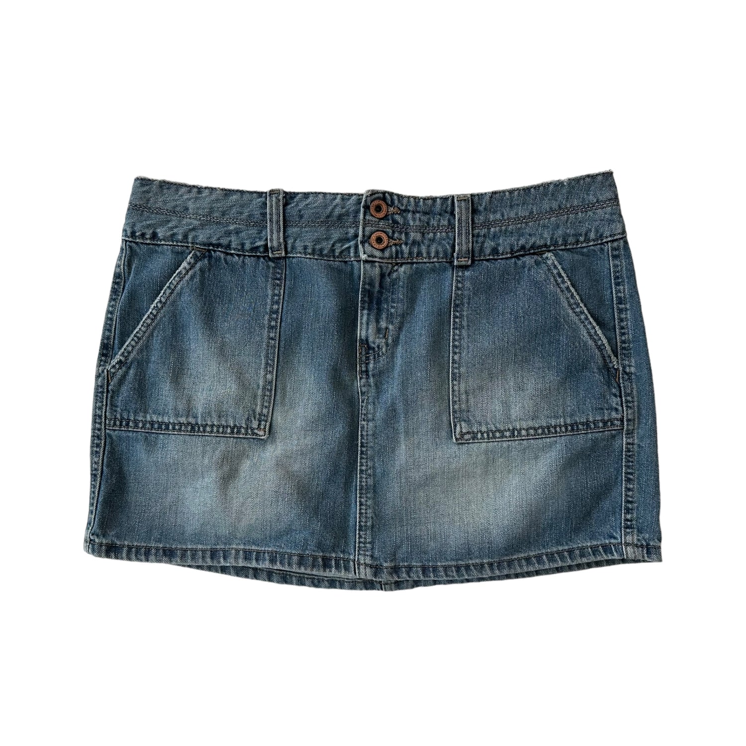 Y2k Hydraulic Denim Mini Skirt