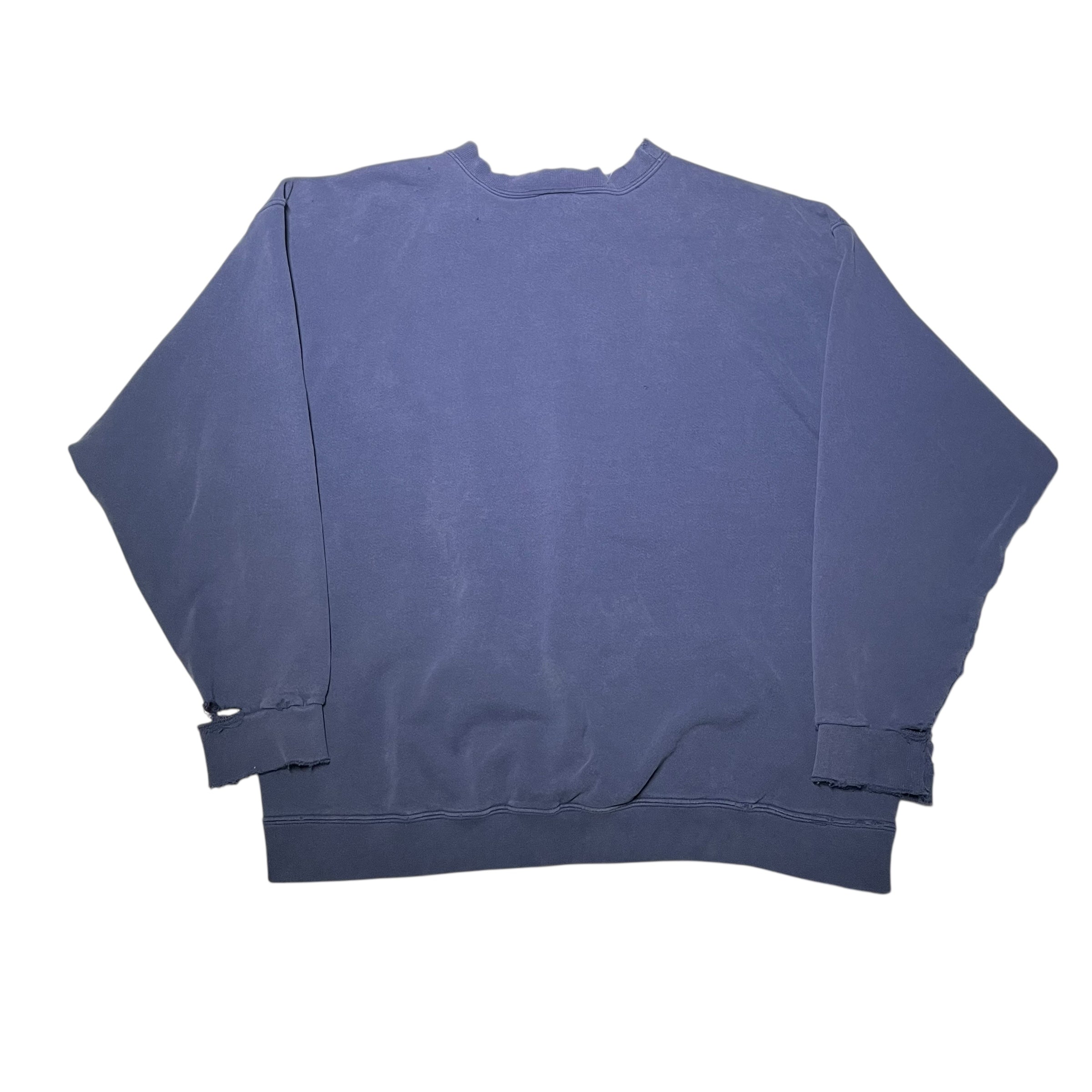 Vintage Y2K Nike Mini Swoosh Navy Crewneck
