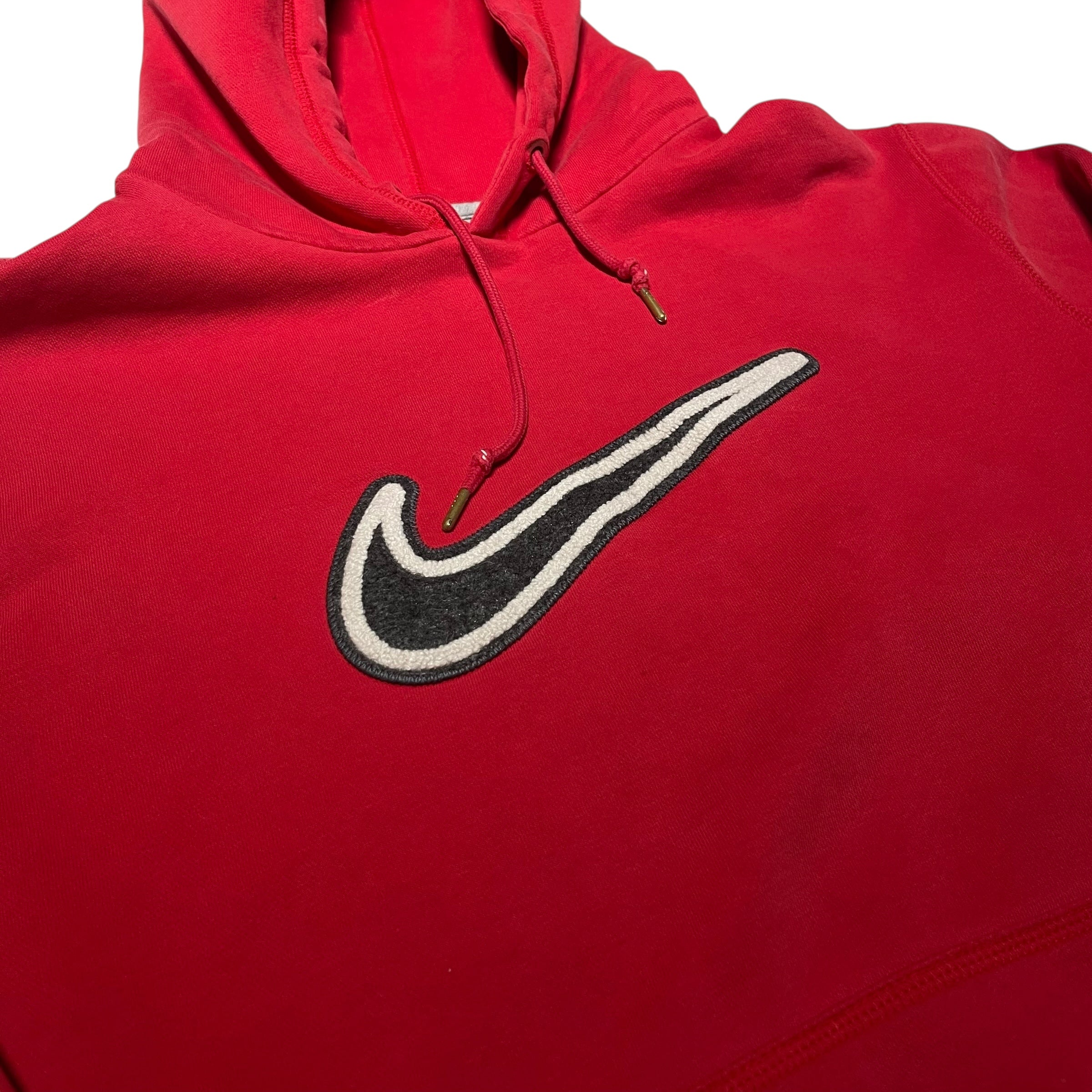 Y2K Red Nike Swoosh Hoodie