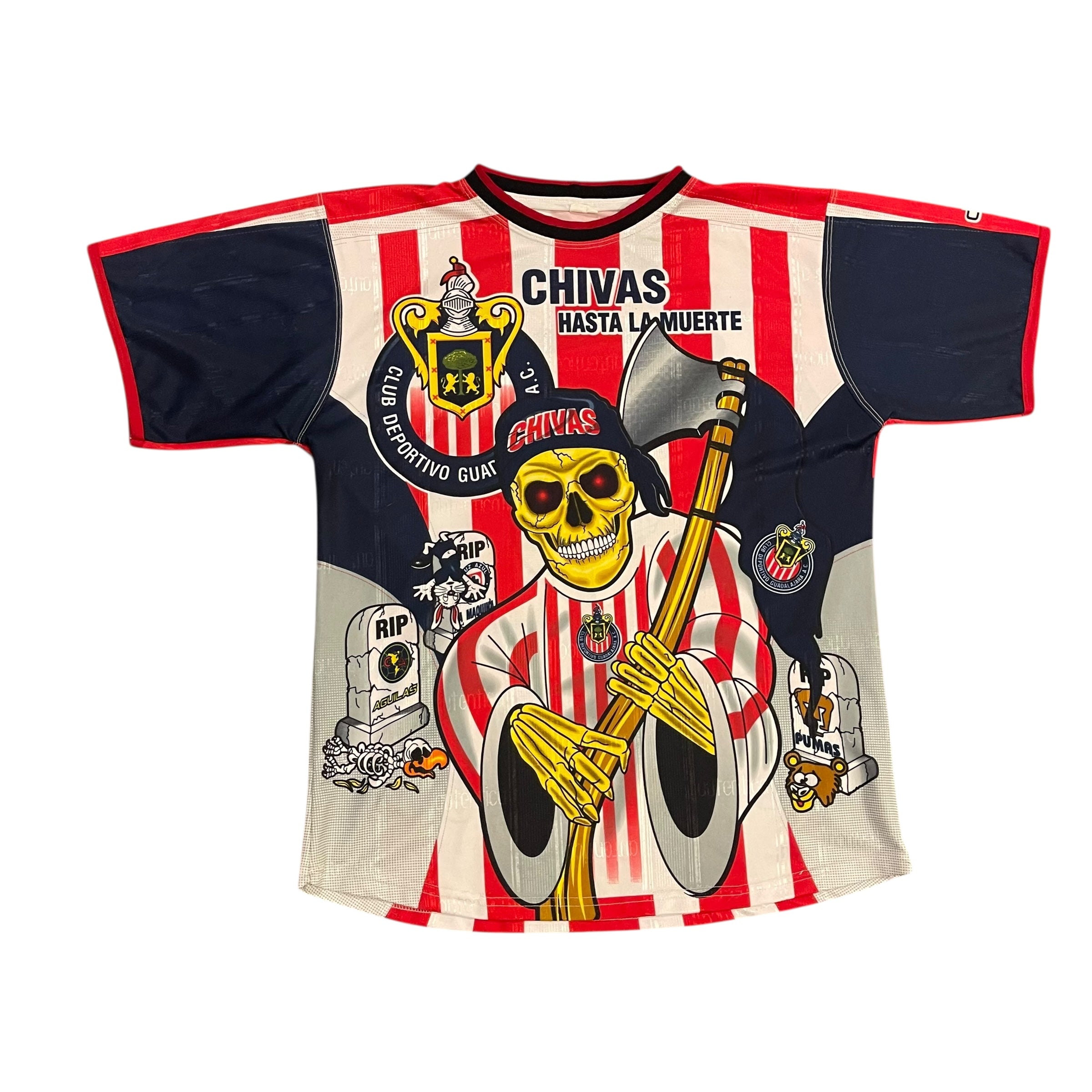 Vintage Chivas de Guadalajara "Hasta la Murte" AOP Jersey