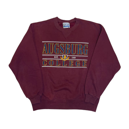 Vintage 90s Augsburg College (Minnesota) Maroon Crewneck