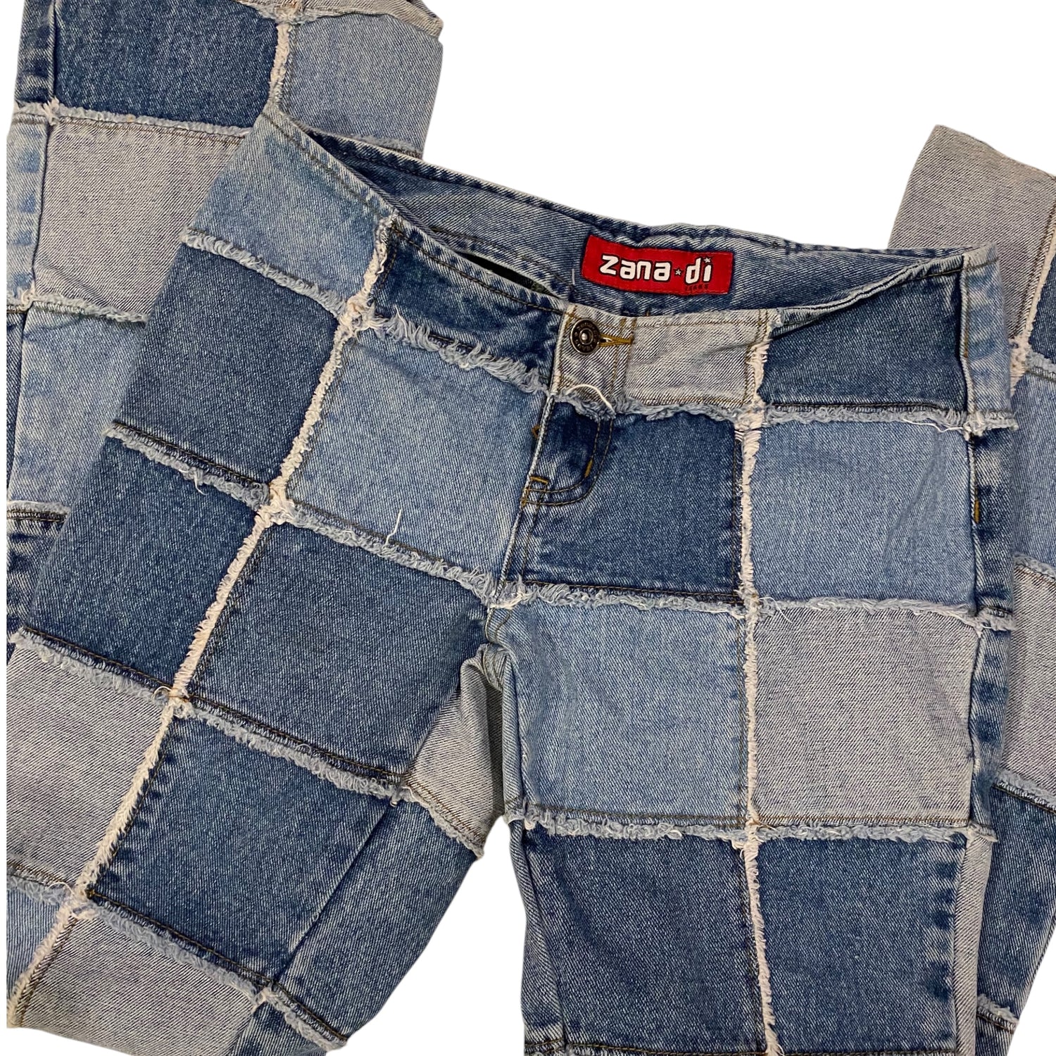 Y2k Zana Di Patchwork Jeans