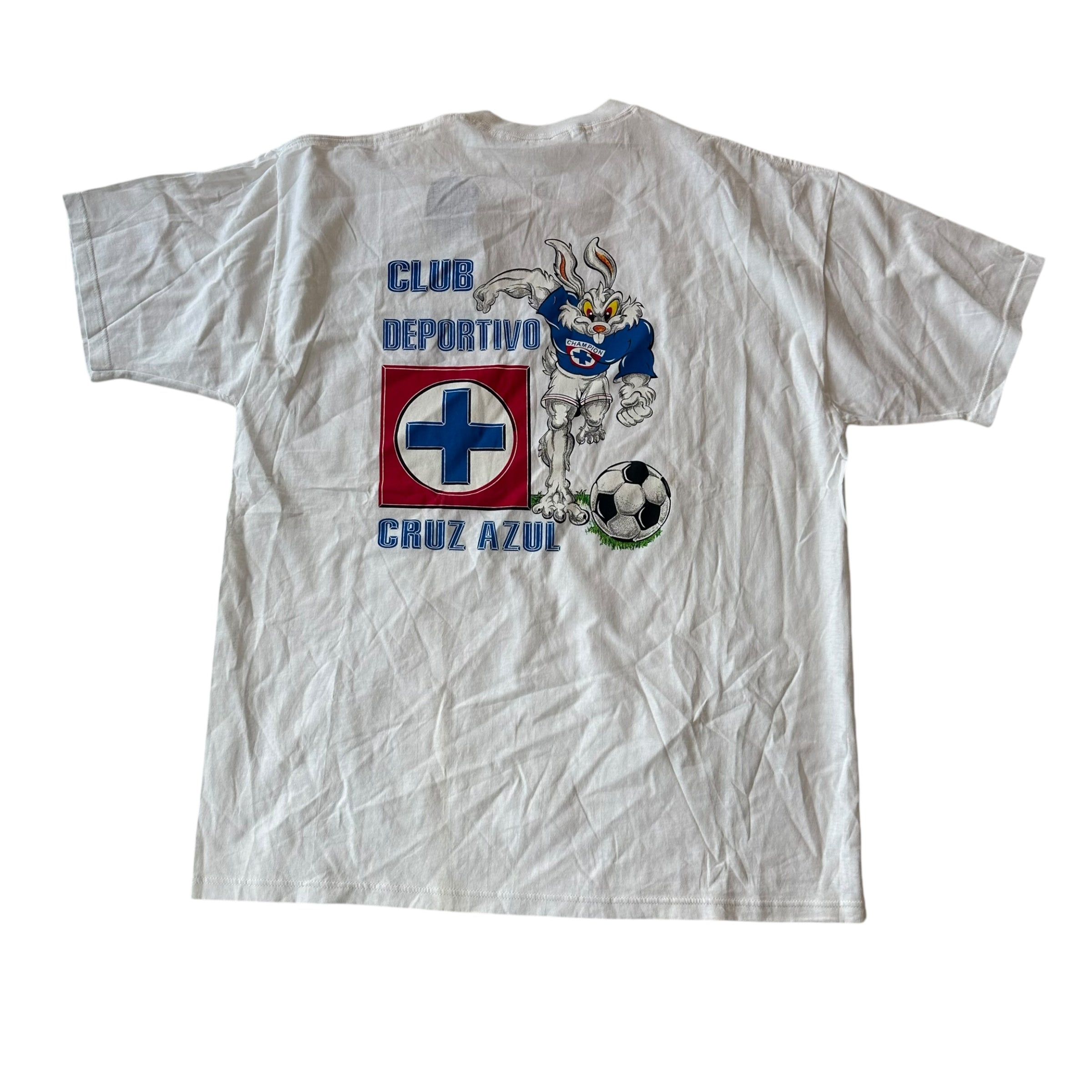 Vintage Cruz Azul Cartoon T-Shirt