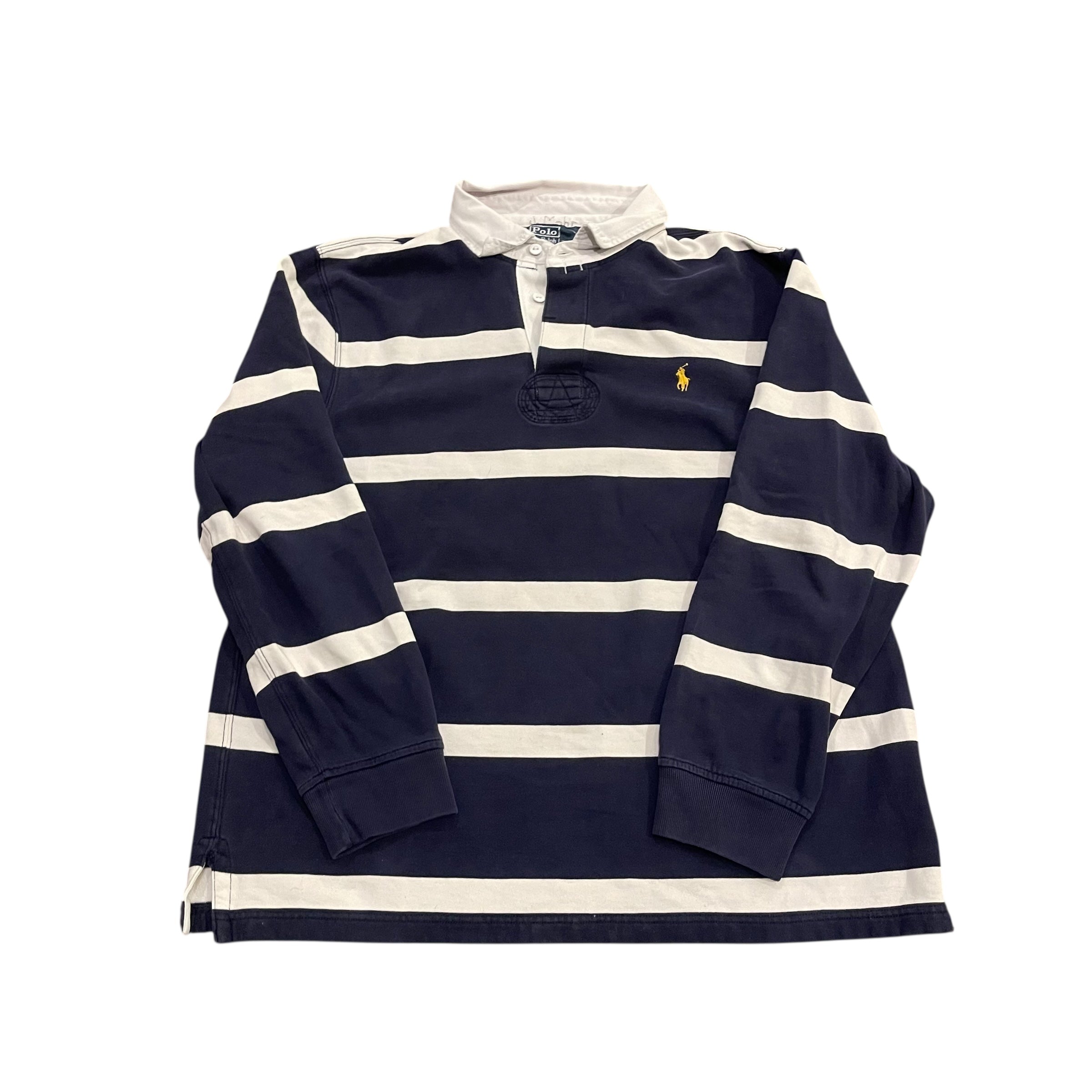 Vintage Polo Ralph Lauren Navy Rugby Shirt