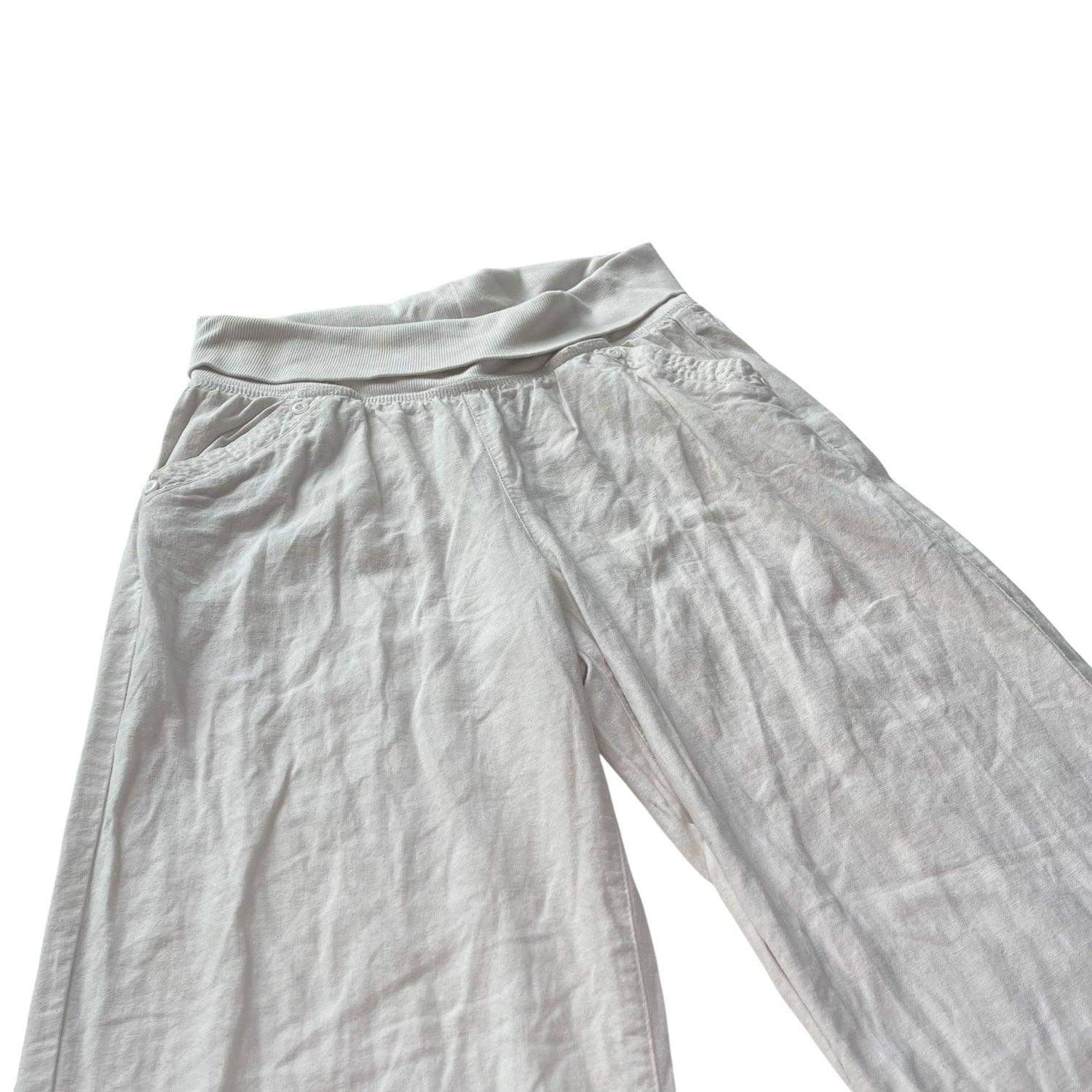 Vintage Y2K Xhilaration White Linen Pants