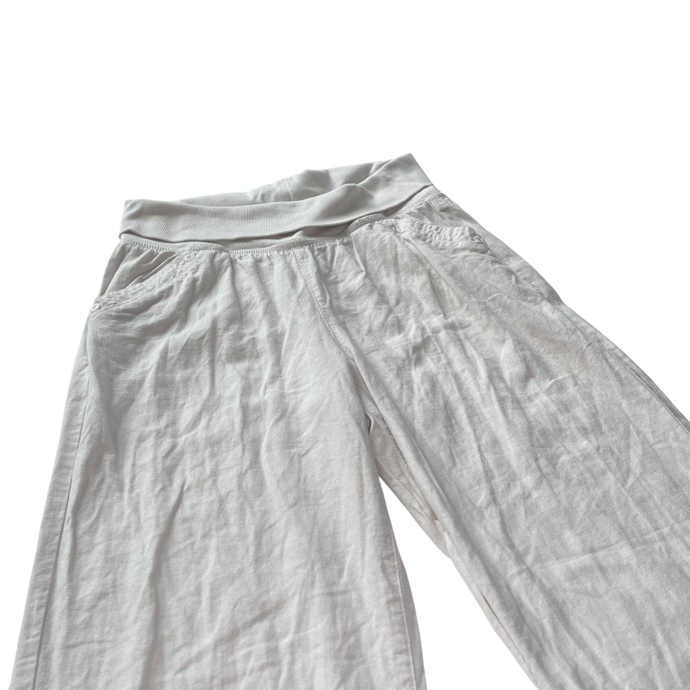 Vintage Y2K Xhilaration White Linen Pants