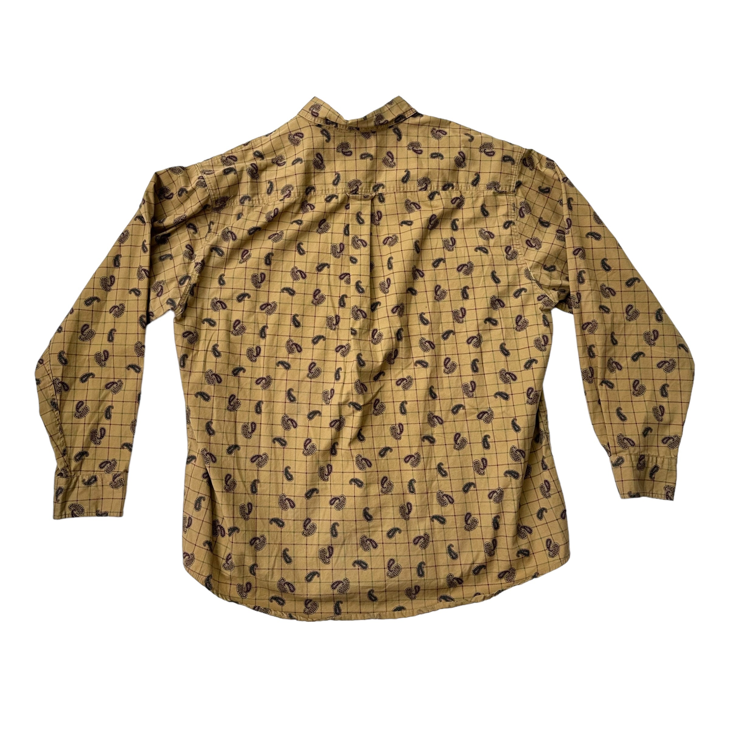 Paisley Long Sleeve Button Up