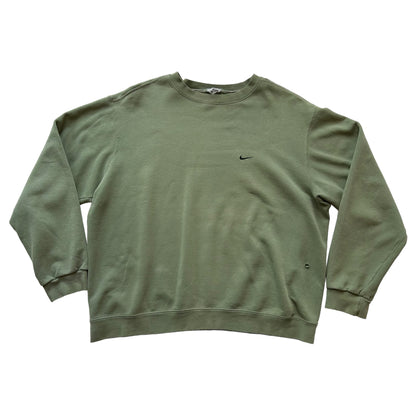 Vintage Nike Sage Green Side Swoosh Crewneck