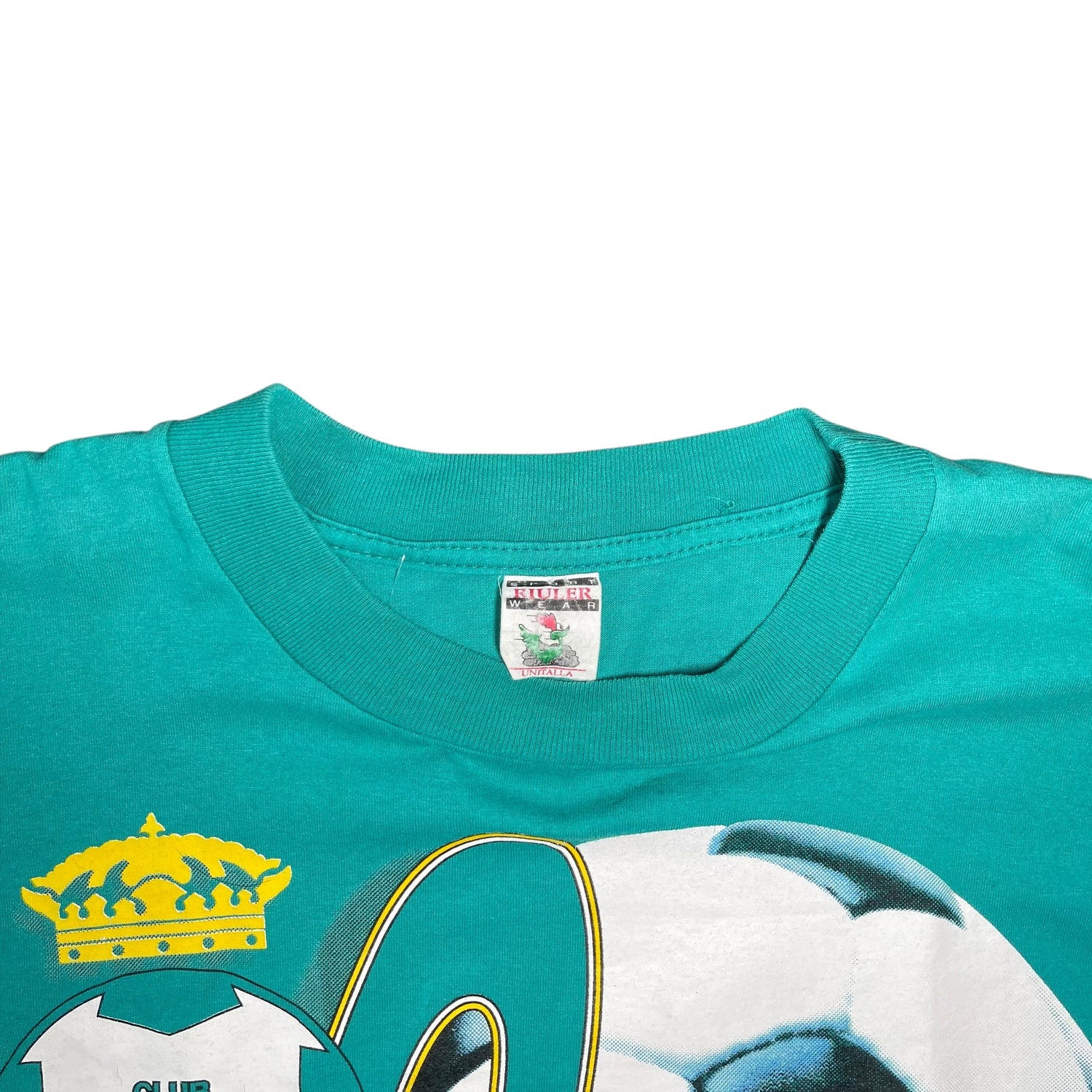 Vintage 90s Club Santos Laguna All-Over-Print T-Shirt