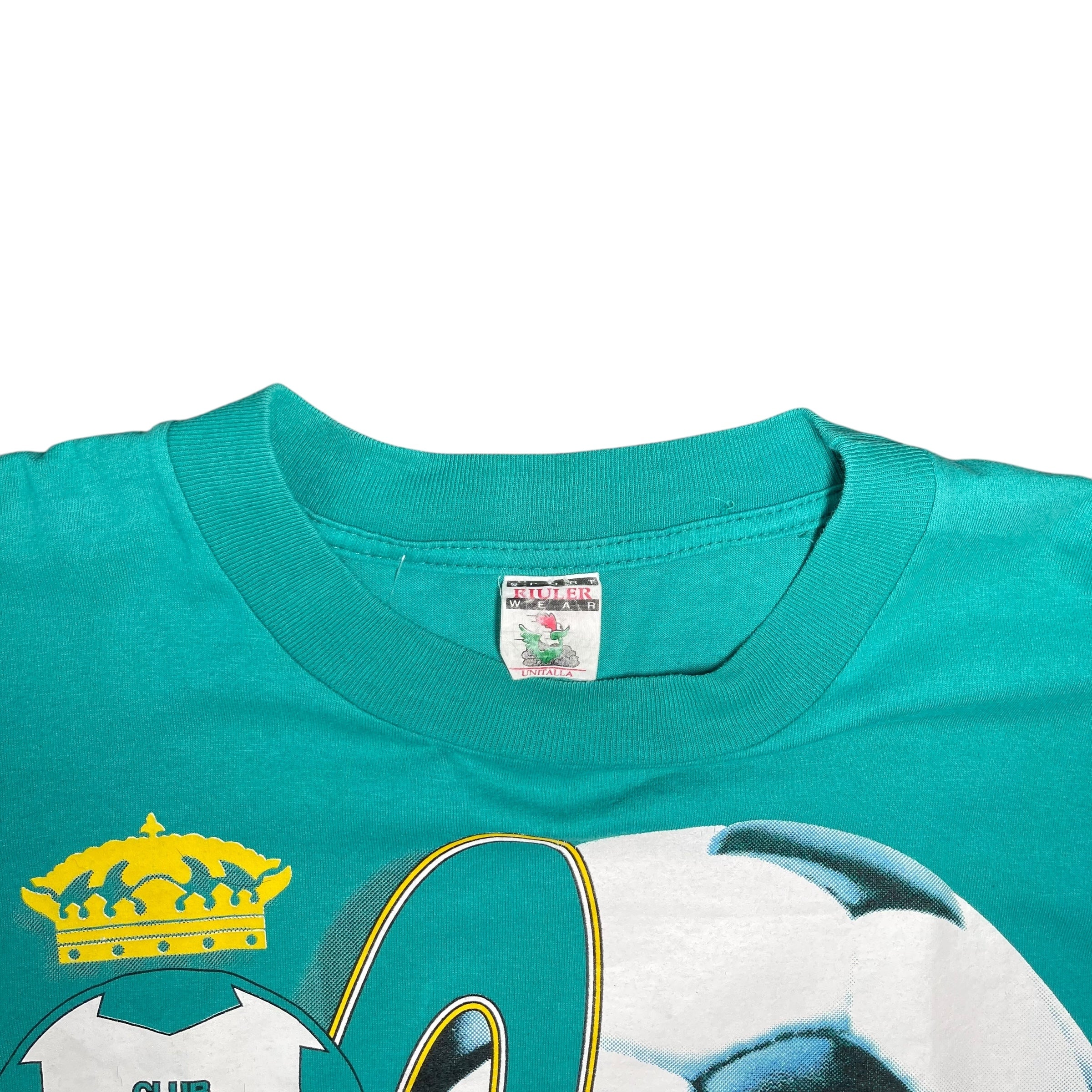 Vintage 90s Club Santos Laguna All-Over-Print T-Shirt
