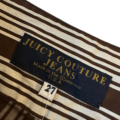 Y2k Juicy Couture Stripped Flare Pants