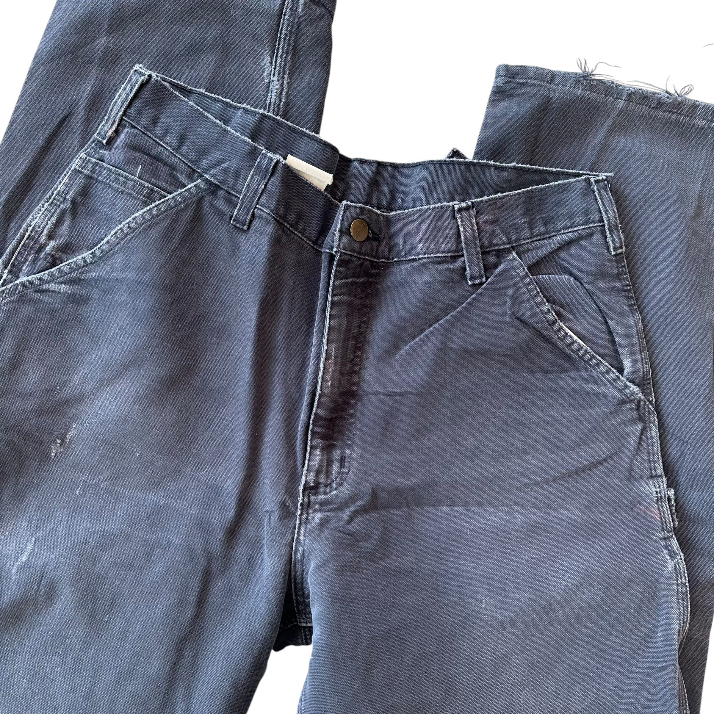 Vintage Carhartt Faded Navy Work Jeans