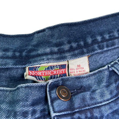 Vintage 90s North Crest Jean Shorts (Jorts)