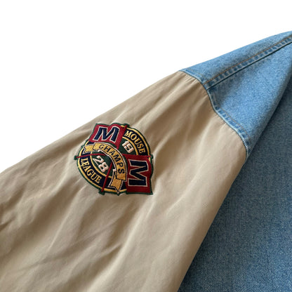 Vintage Mickey Mouse Baseball League Stadium Jacket