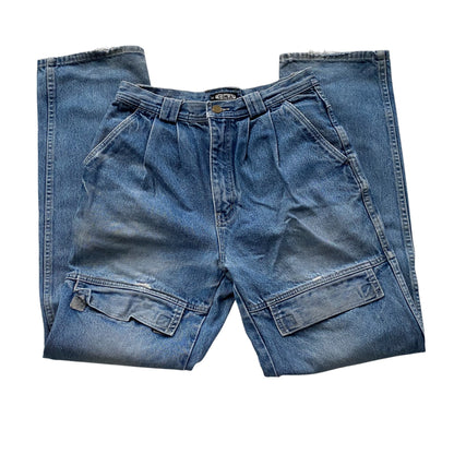 Vintage C.M.A. Pocket Detail High-waisted Jeans