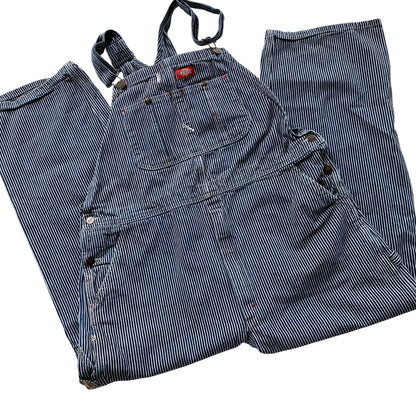 Vintage Dickies Striped Overalls