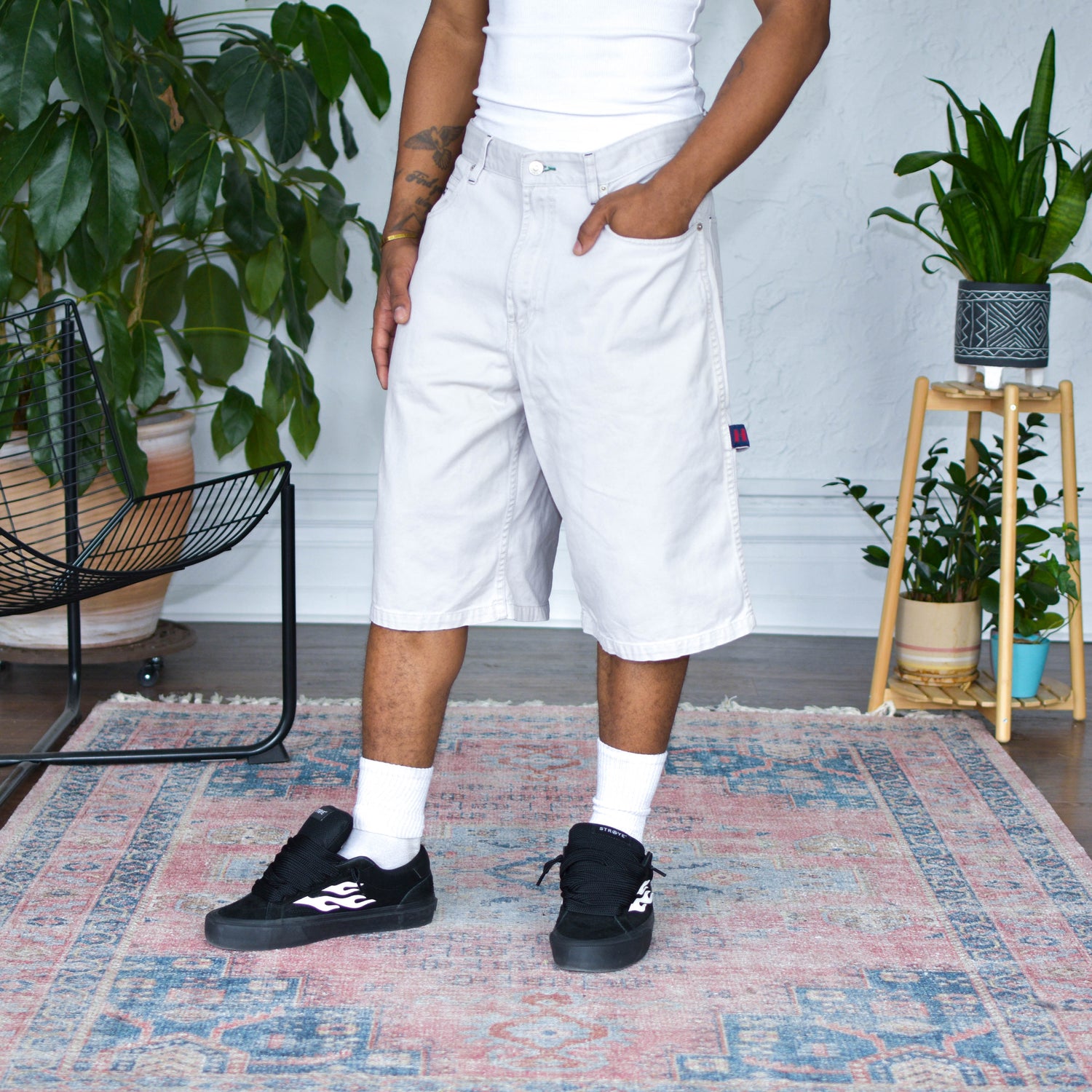 Vintage Tommy Jeans White Jean Shorts