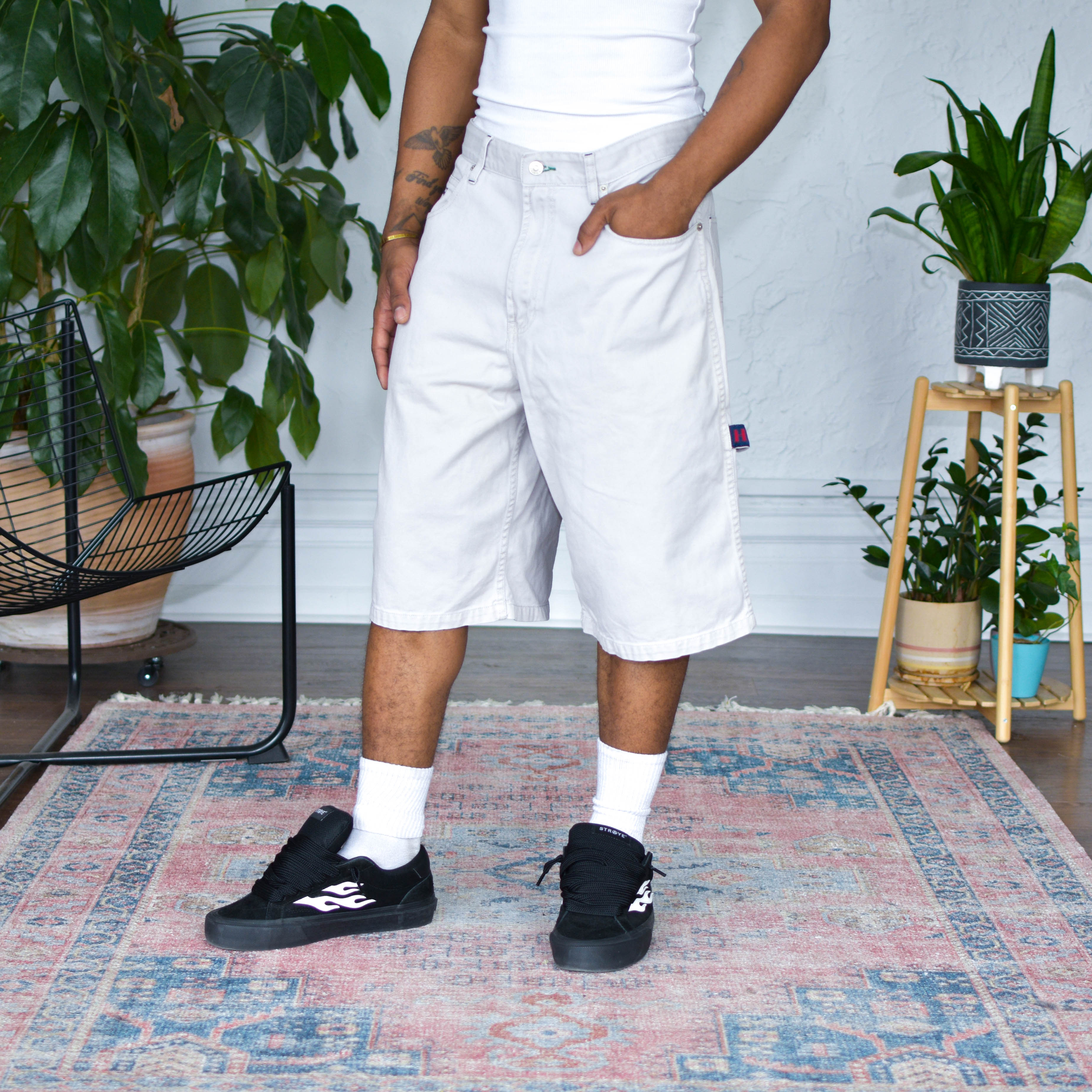 Vintage Tommy Jeans White Jean Shorts