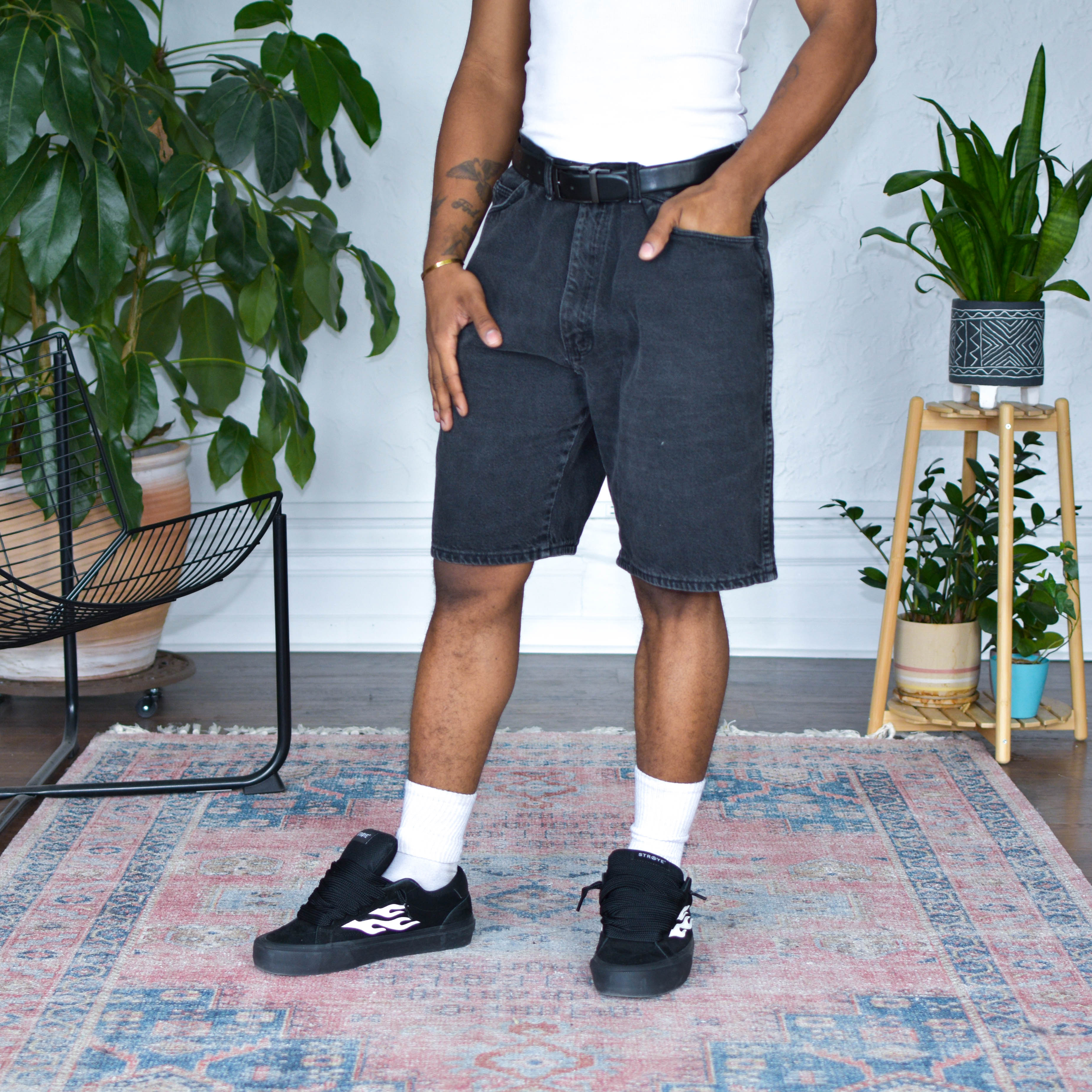 Vintage Wrangler Dark Wash Jean Shorts