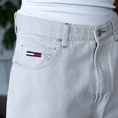 Vintage Tommy Jeans White Jean Shorts