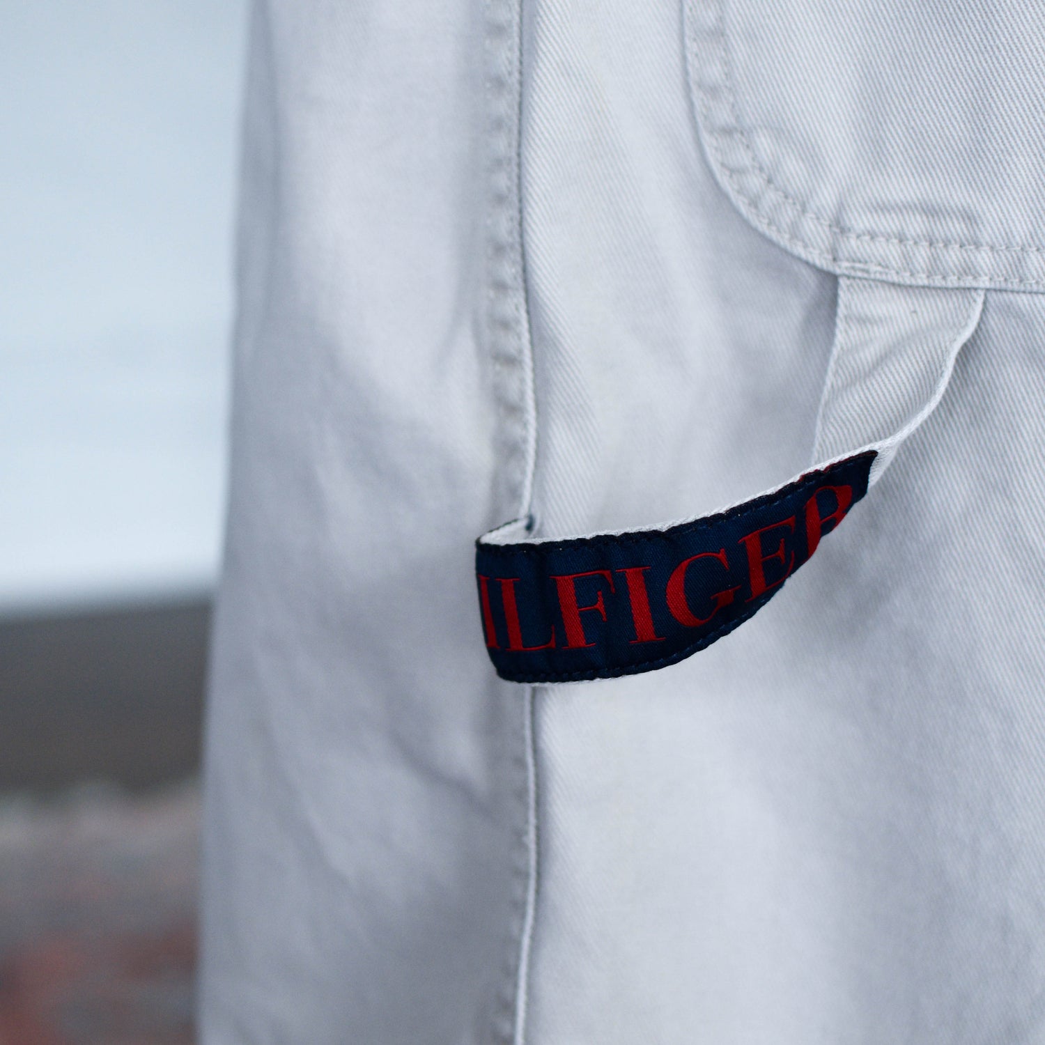 Vintage Tommy Jeans White Jean Shorts
