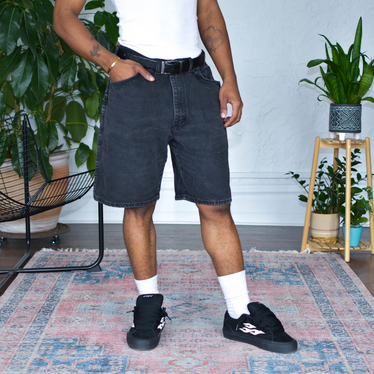 Vintage Wrangler Dark Wash Jean Shorts