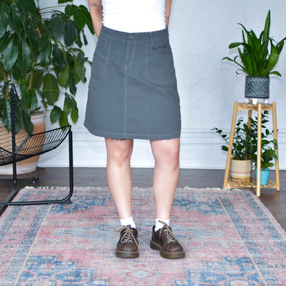 Vintage KUHL Grey A Line Hiking Skirt