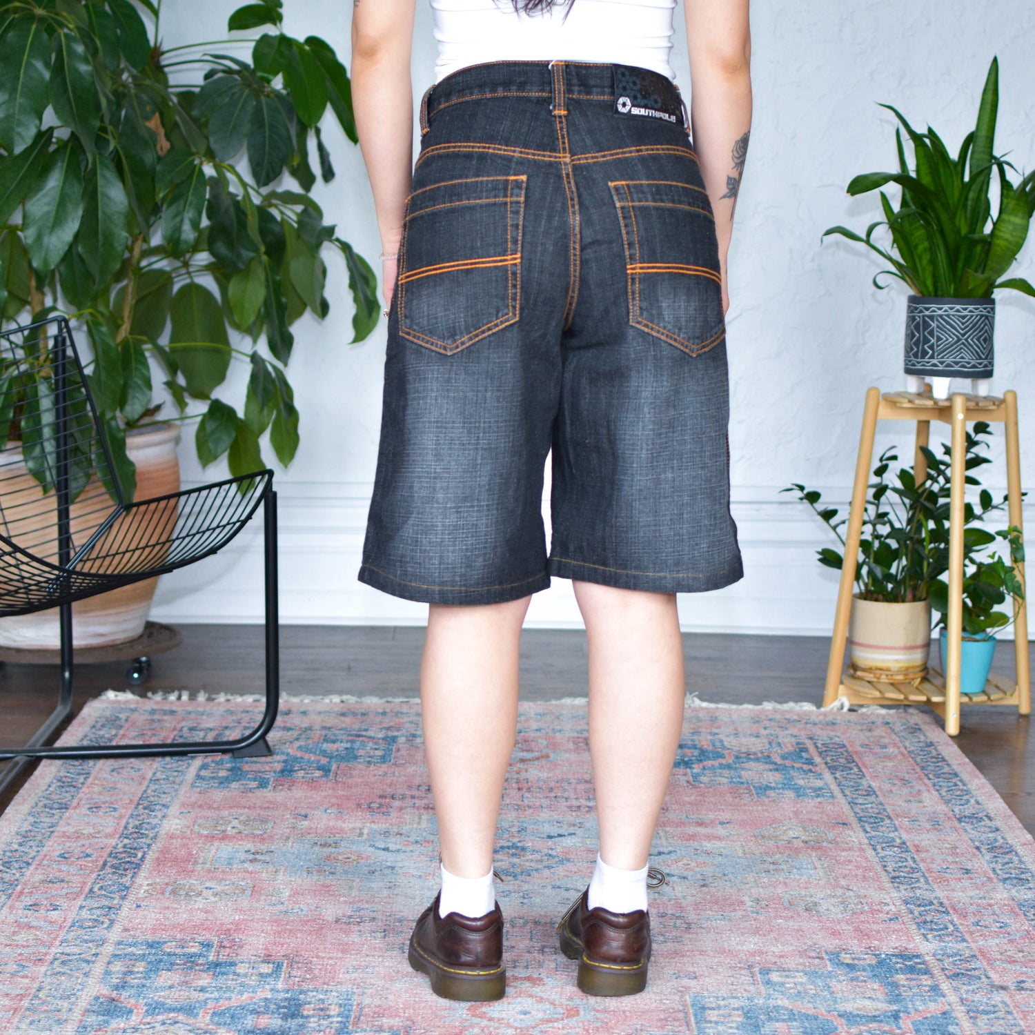 Vintage Y2K SouthPole Dark Wash Jean Shorts