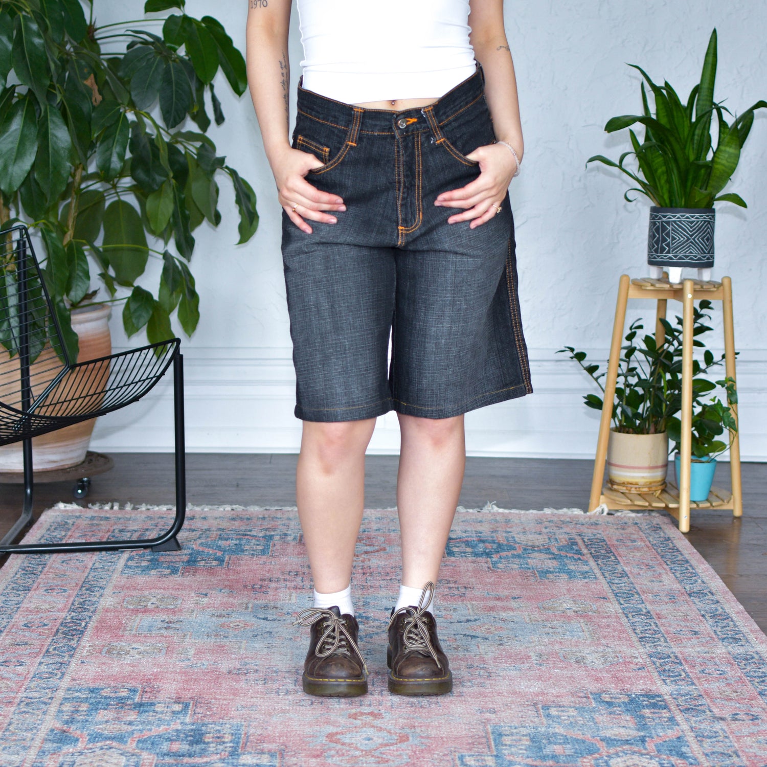 Vintage Y2K SouthPole Dark Wash Jean Shorts