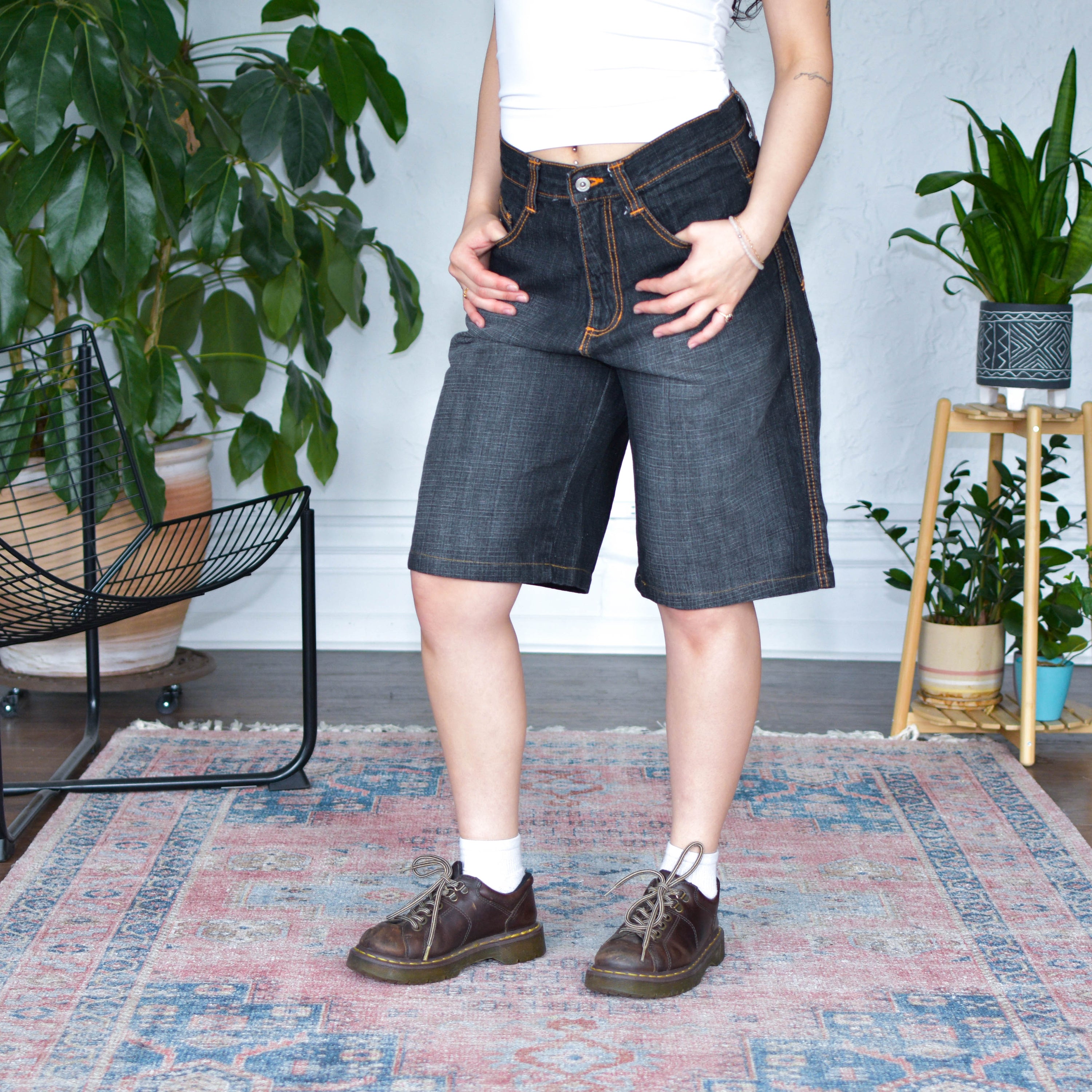 Vintage Y2K SouthPole Dark Wash Jean Shorts