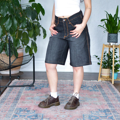 Vintage Y2K SouthPole Dark Wash Jean Shorts