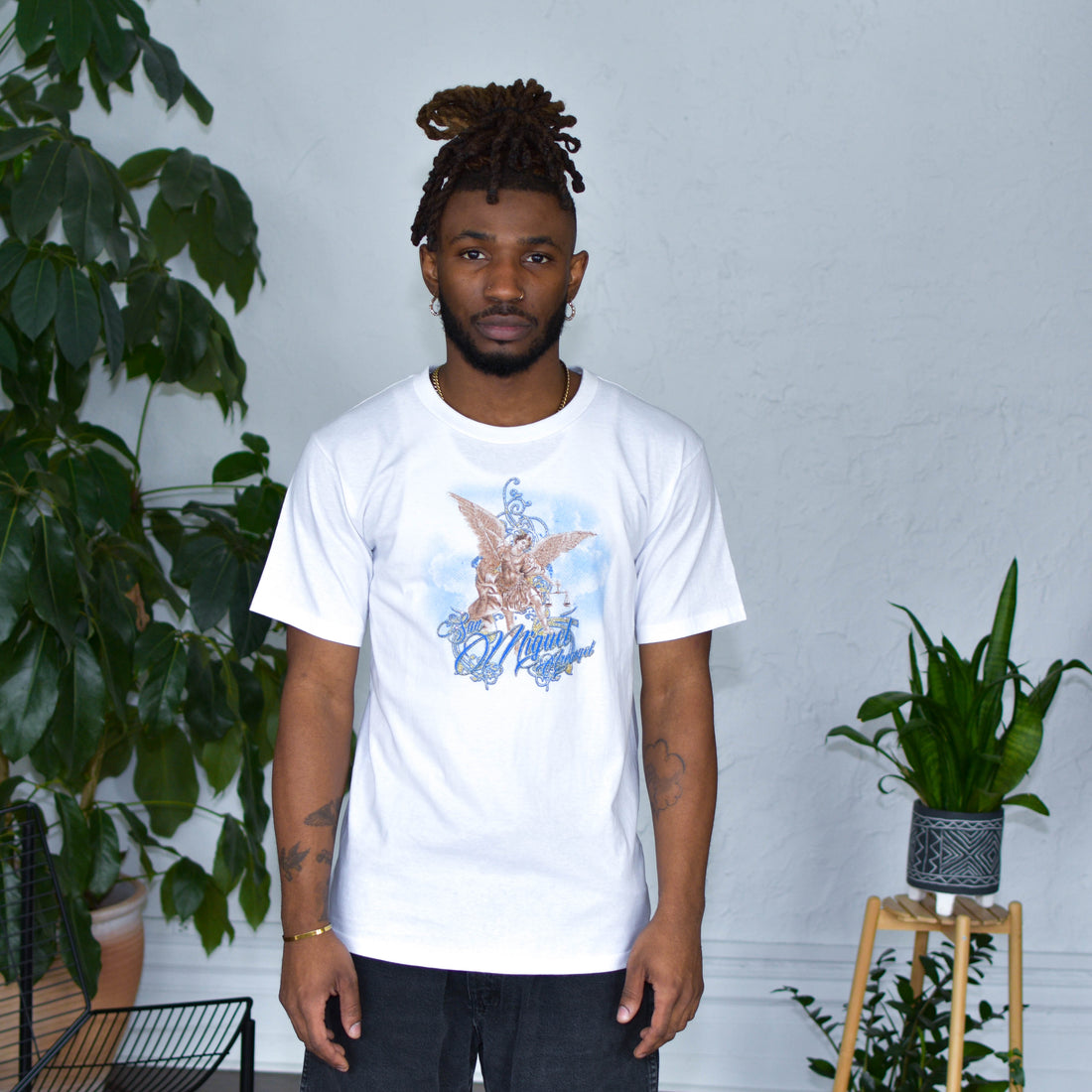 Vintage San Miguel Arcángel Sparkling Graphic T-Shirt