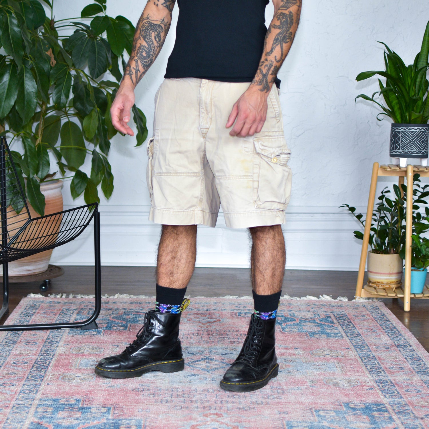 Vintage Polo Ralph Lauren Khaki Cargo Shorts