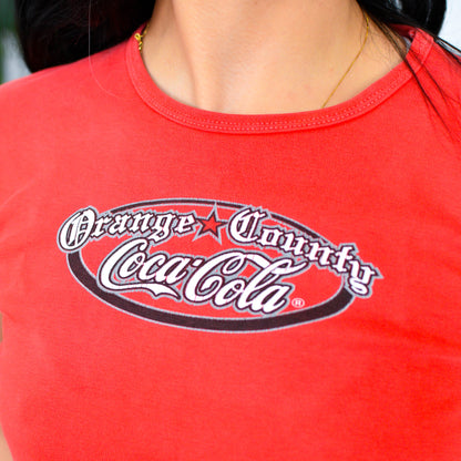 Vintage Coca-Cola Orange County Femme T-Shirt