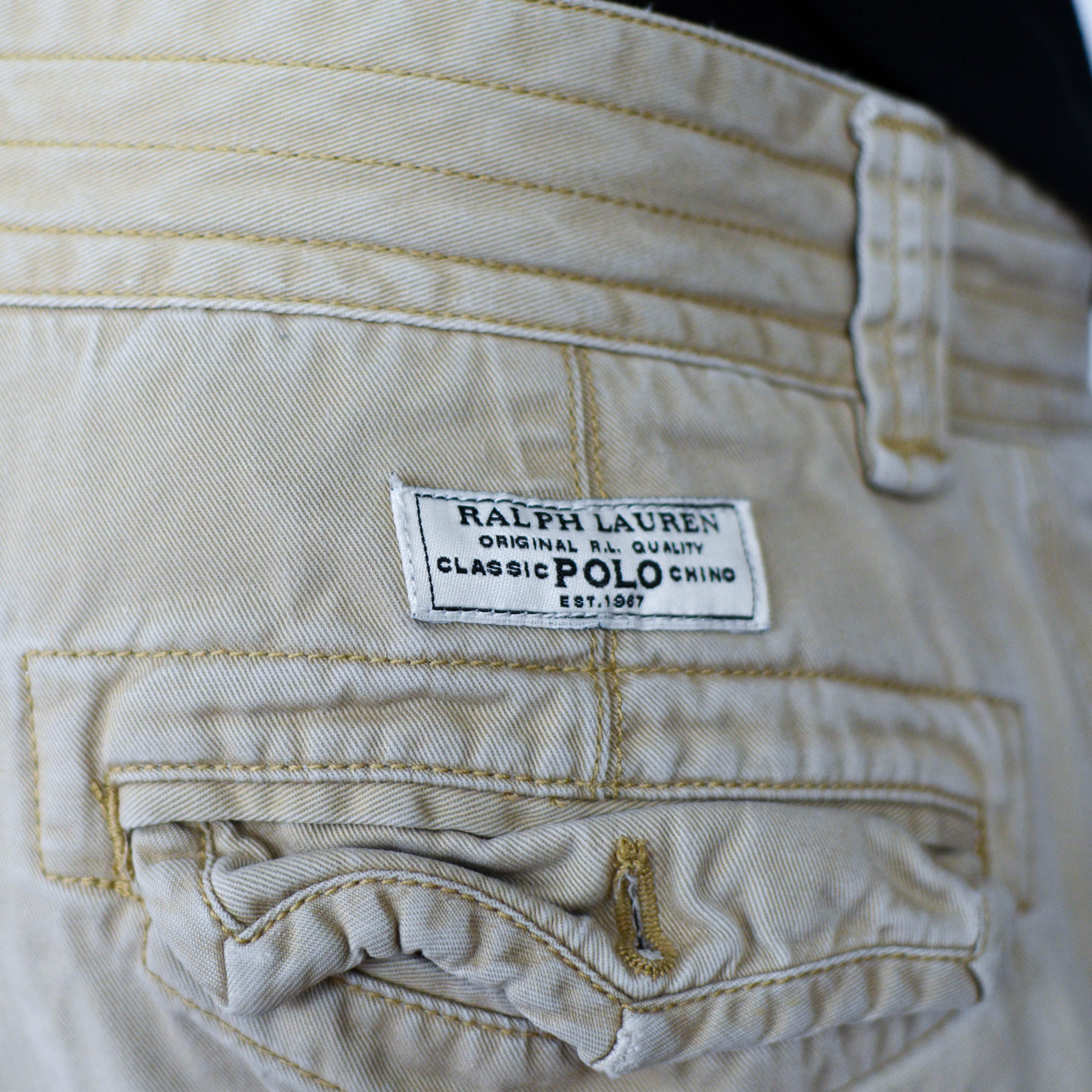 Vintage Polo Ralph Lauren Khaki Cargo Shorts