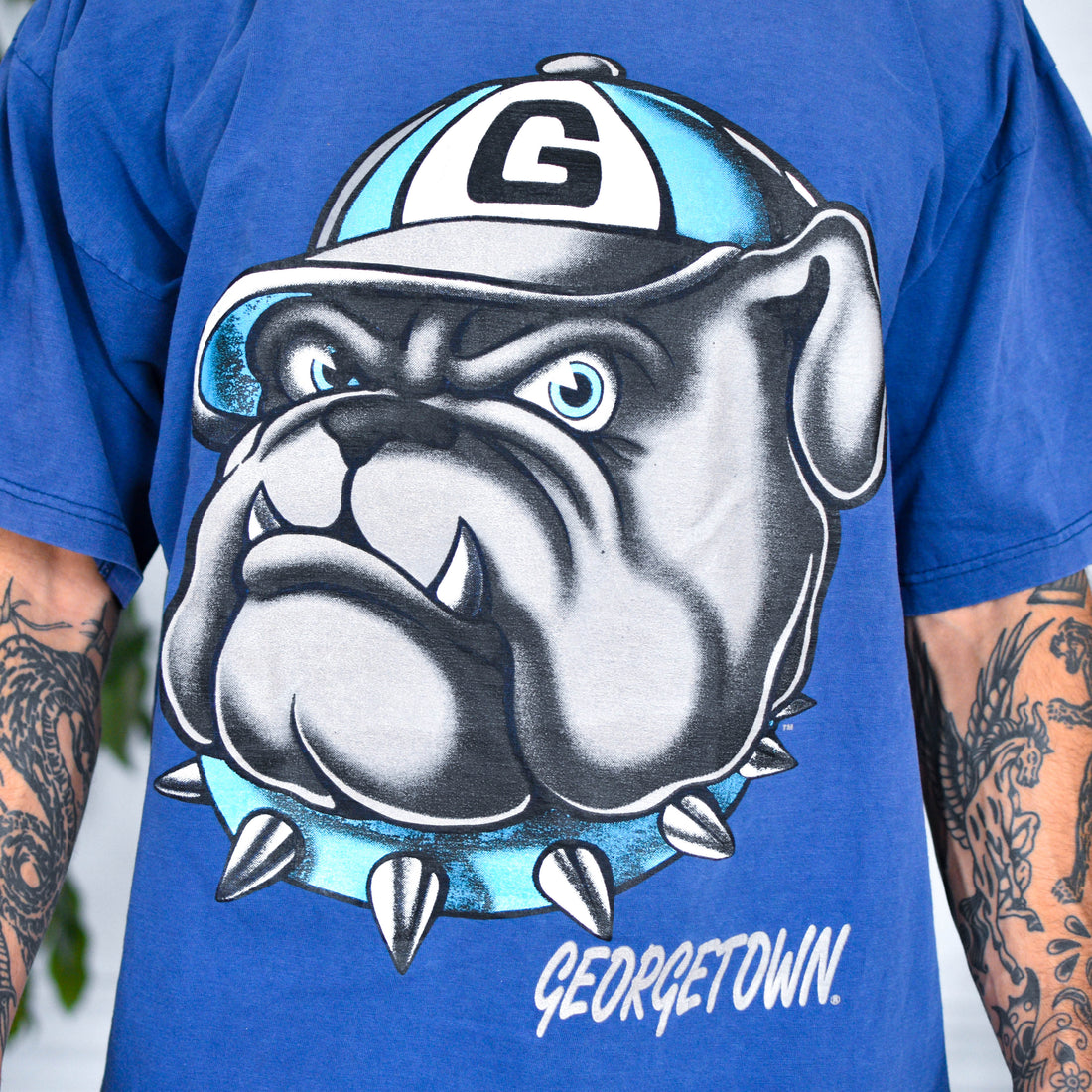 Vintage 90s Georgetown Hoyas Graphic T-Shirt