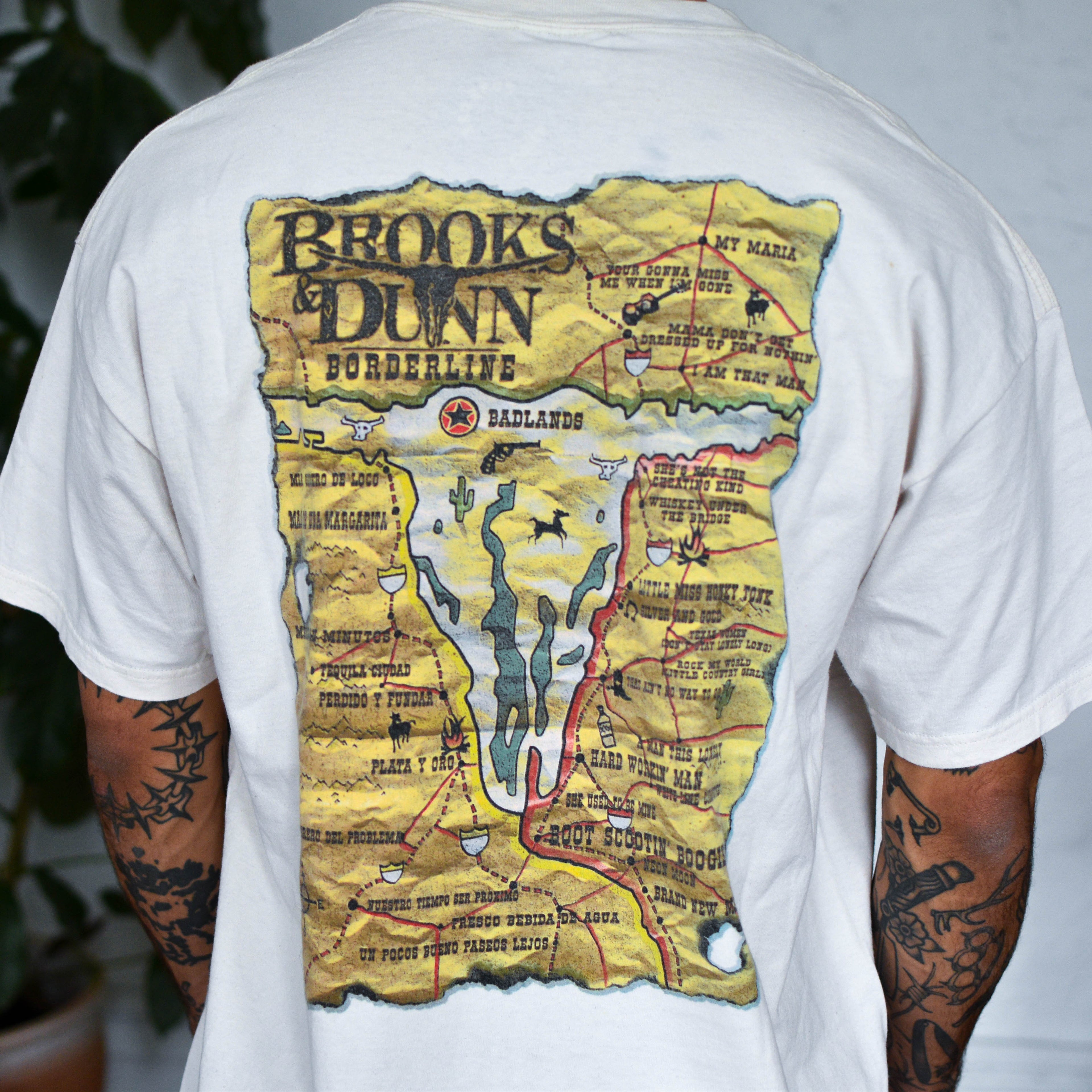 Vintage 1997 Brooks &amp; Dunn Borderline T-Shirt