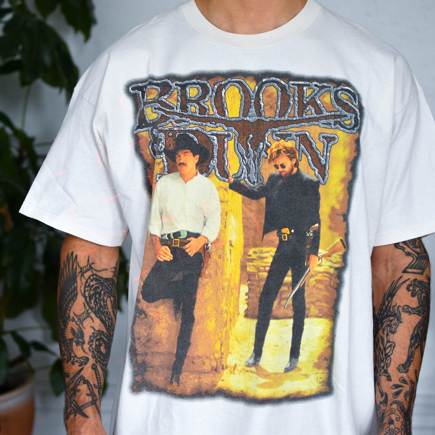 Vintage 1997 Brooks &amp; Dunn Borderline T-Shirt