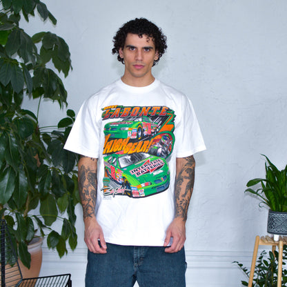 Vintage 2001 Bobby Labonte Interstate Batteries NASCAR T-Shirt