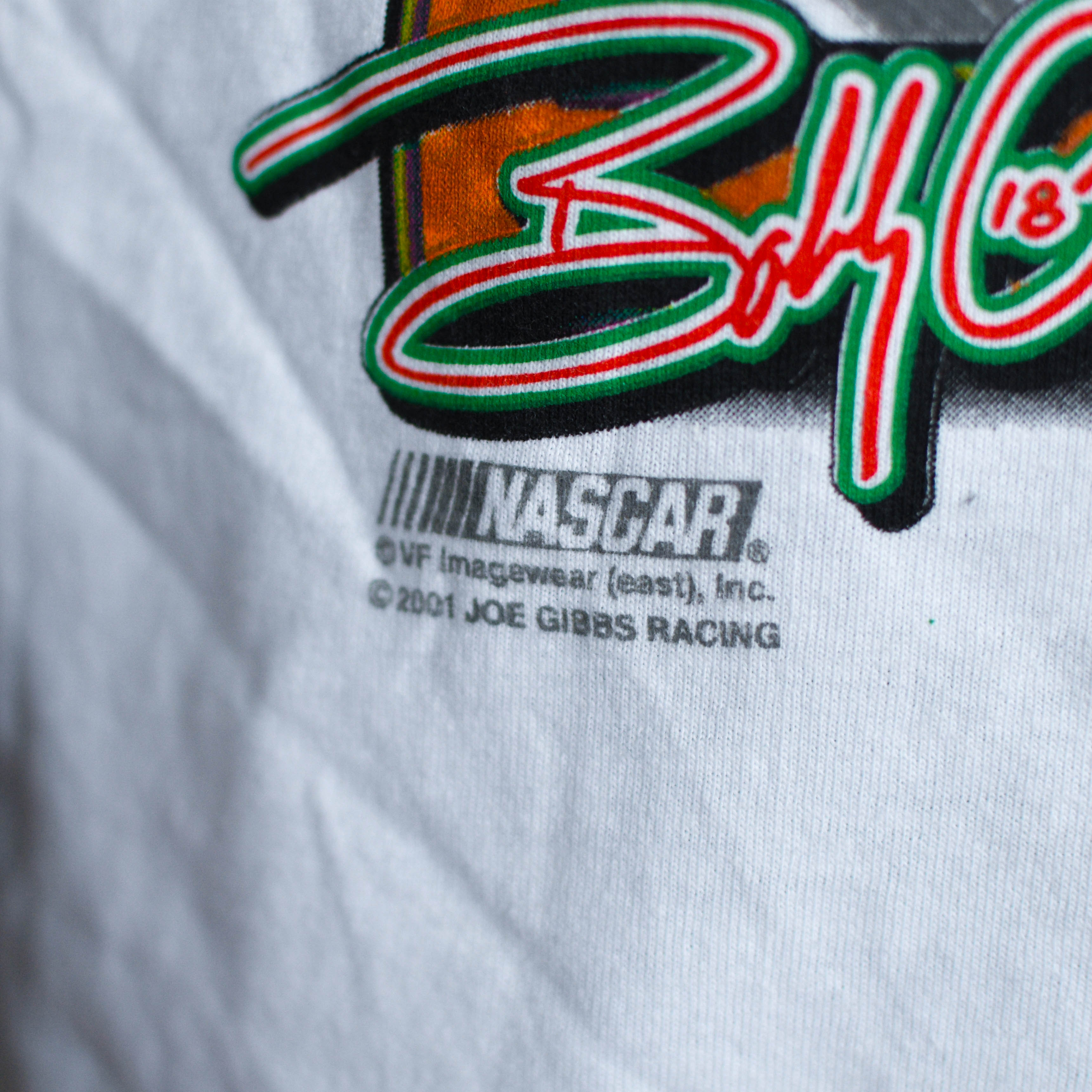 Vintage 2001 Bobby Labonte Interstate Batteries NASCAR T-Shirt