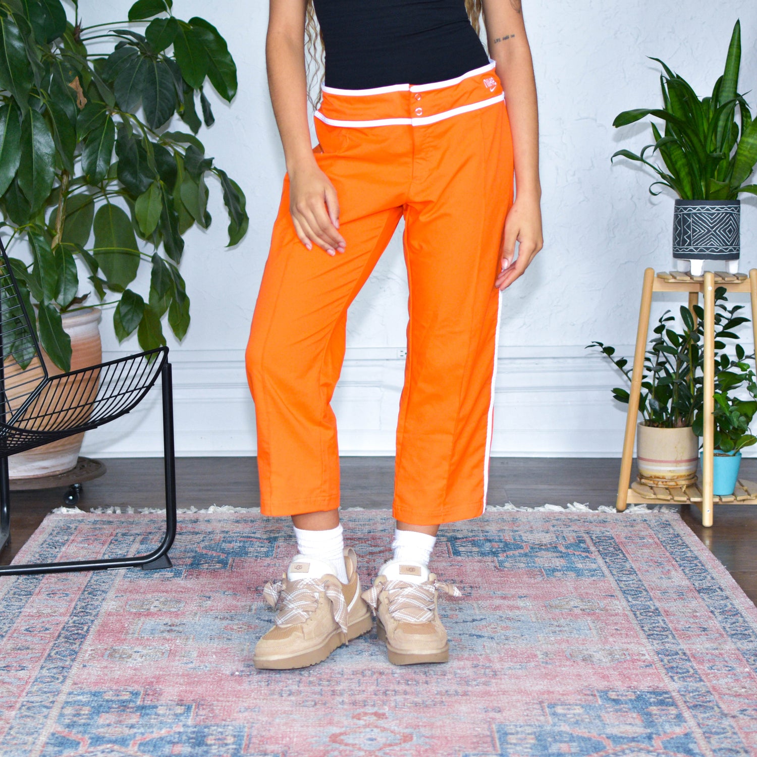Vintage Y2K Nike Orange Capris