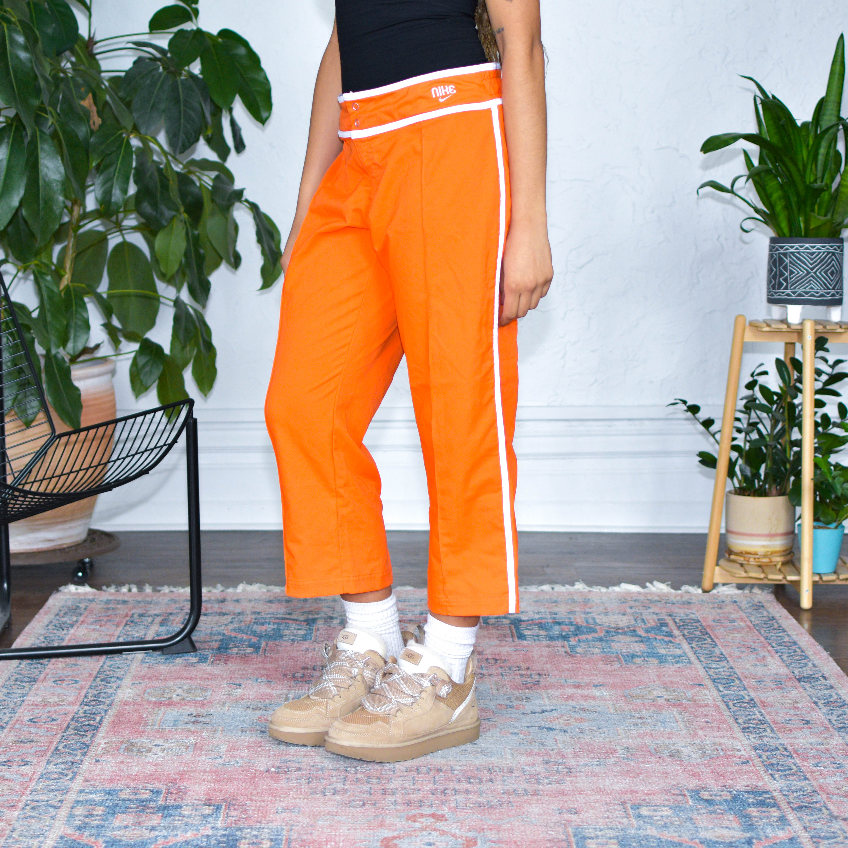 Vintage Y2K Nike Orange Capris