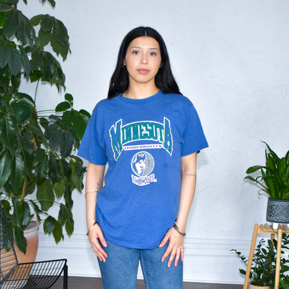 Vintage 90s Minnesota Timberwolves Graphic T-Shirt