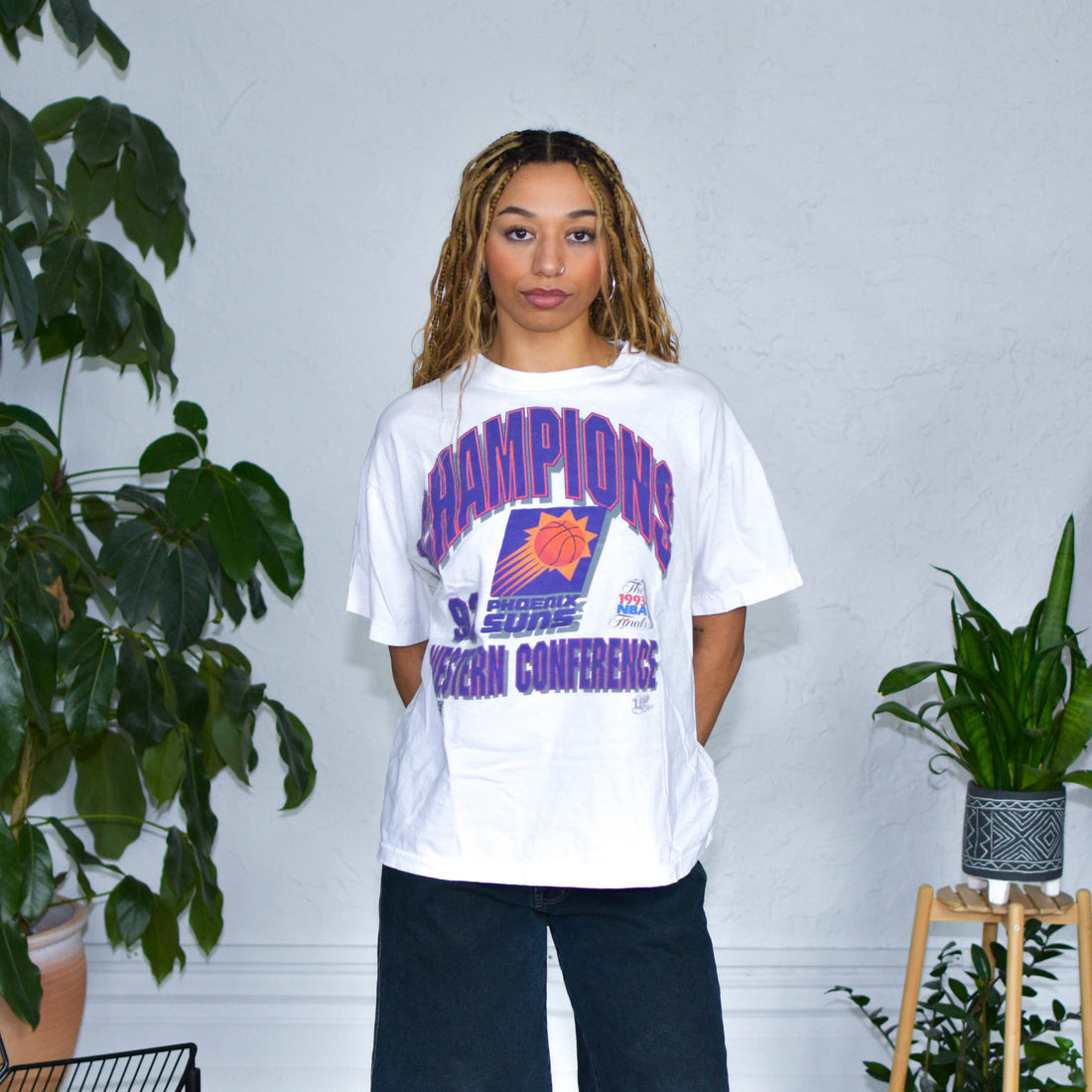 Vintage 1992 Phoenix Suns Western Conference Finals T-Shirt