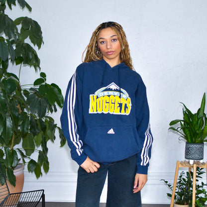 Vintage 2000s Denver Nuggets Adidas Hoodie