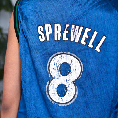 Vintage Reebok Latrell Sprewell Minnesota Timberwolves Jersey