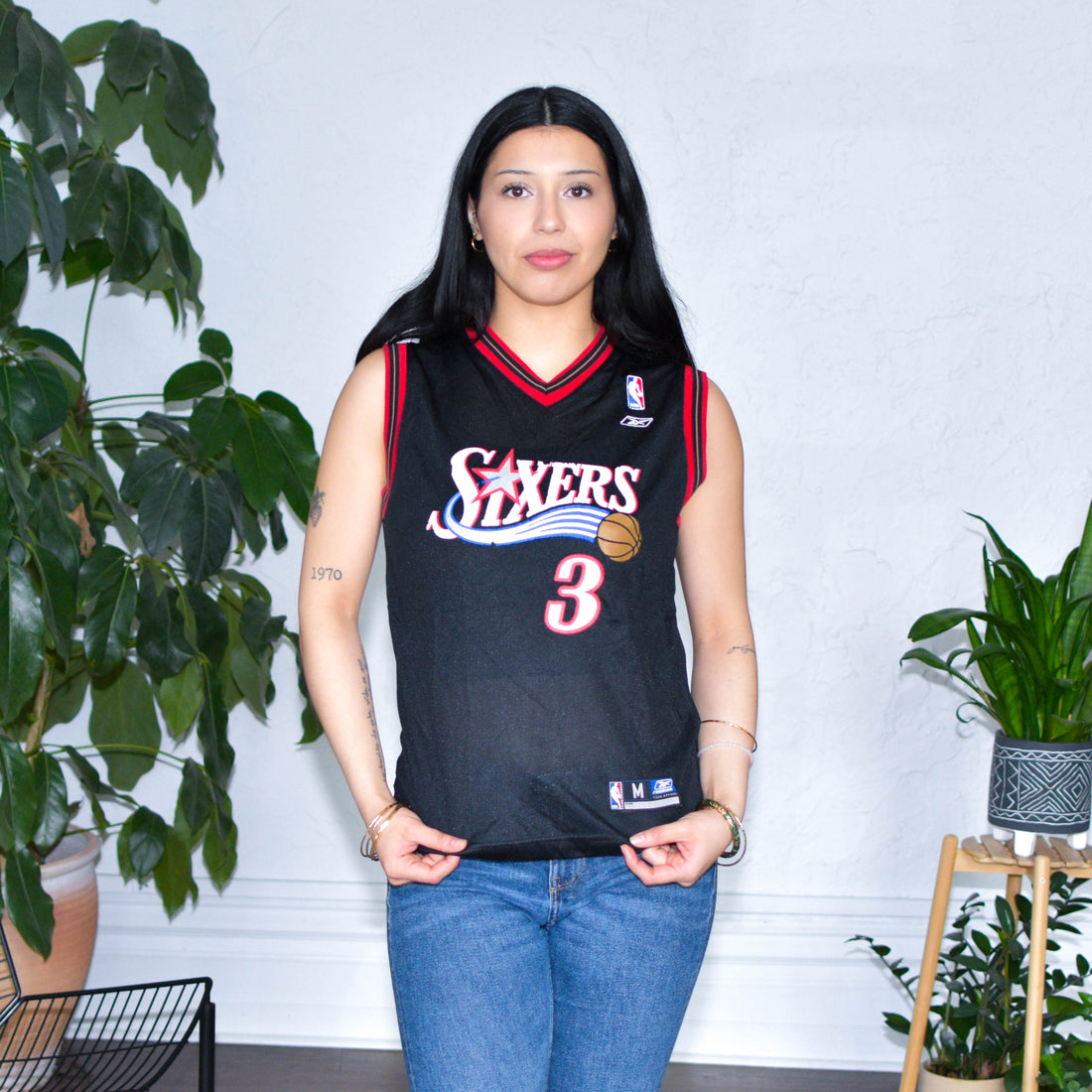Vintage Philadelphia 76ers Allen Iverson Jersey